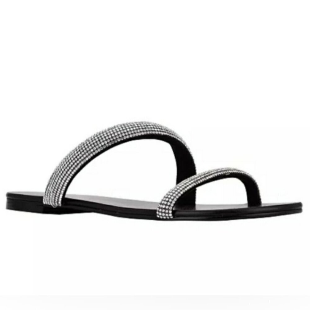 Guess ladies Nerica 2 embellished slide sandal
